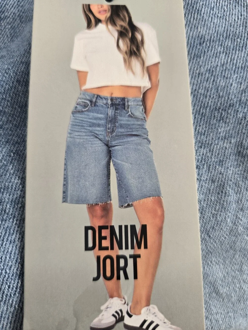 NWT Long Denim Shorts (Jorts)